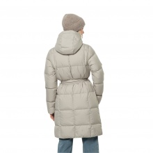 Jack Wolfskin Winter-Daunenmantel Frozen Lake Coat (winddicht, wasserabweisend) beige Damen